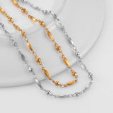 Stainless Steel Necklace Chain Round Jewelry