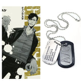 Game Jewelry Nicolas Brown Mercenary Necklace Gangsta Military Dog Tag