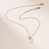 Love Text Charm Necklace with Crystal Ladies' Teperament Choker Necklace