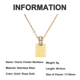 Love Text Charm Necklace with Crystal Ladies' Teperament Choker Necklace