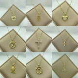 Stainless Steel Heart Butterfly Pendant Necklace for Women