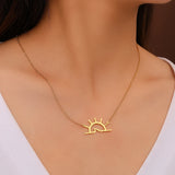Stainless Steel Ballerina Heart Unicorn Pendant Necklace