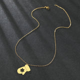Snowflake Pendant Choker Necklace Women Jewelry