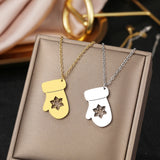 Snowflake Pendant Choker Necklace Women Jewelry