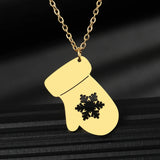 Snowflake Pendant Choker Necklace Women Jewelry