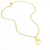Cartoon Water Bottle Pendant Stainless Steel Necklace for Women