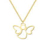 Angel Pendant Choker Clavicle Chain Necklace Girls