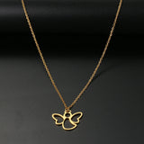 Angel Pendant Choker Clavicle Chain Necklace Girls