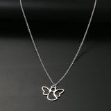 Angel Pendant Choker Clavicle Chain Necklace Girls