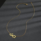 Stainless Steel Infinity Symbol Choker Necklace for Women