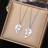 Sister By Heart BFF Necklace Stainless Steel Women's Jewelry