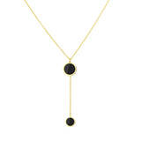 Stainless Steel Round Pendant Necklace for Women