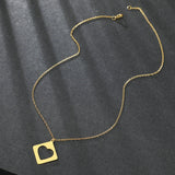Stainless Steel Heart Pendant Choker Necklace Wedding