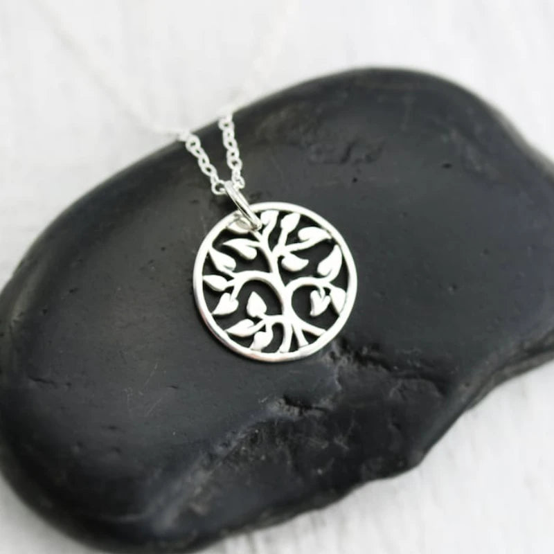 Stainless Steel Tree of Life Necklace for Women