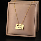 Smiley Heart Pendant Chain Choker Necklace for Women