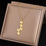 Smiley Heart Pendant Chain Choker Necklace for Women