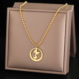 Smiley Heart Pendant Chain Choker Necklace for Women