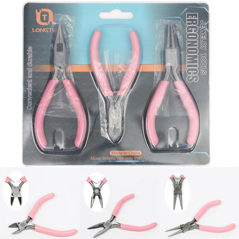 Stainless Steel Needle Nose Pliers Jewelry Pliers Tools & Equipment Kits