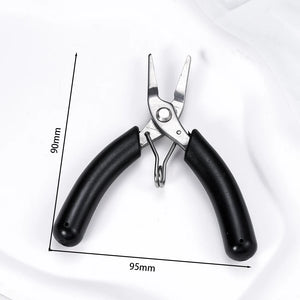 Stainless Steel Mini Curved Nose Pliers for Jewelry Making