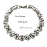 316L Stainless Steel Thick Chain Link Bracelet