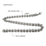 316L Stainless Steel Thick Chain Link Bracelet
