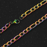 Stainless Steel Chain Necklace Gothic Style High Jewelry