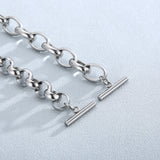 Stainless Steel O Chain Bracelet Women Jewelry