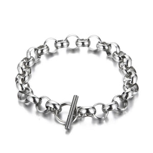 Stainless Steel O Chain Bracelet Women Jewelry