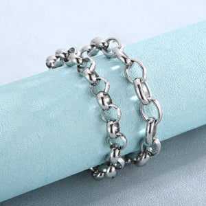 Stainless Steel O Chain Bracelet Women Jewelry