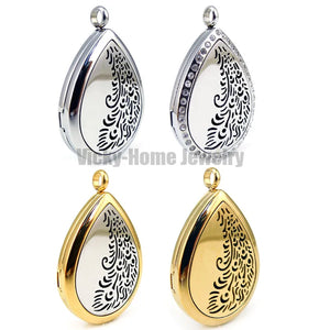 Stainless Steel Aromatherapy Diffuser Locket Pendant