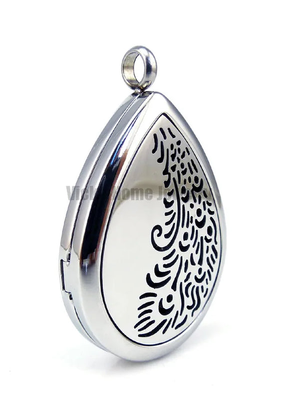 Stainless Steel Aromatherapy Diffuser Locket Pendant