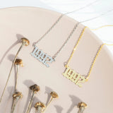 Old English Name Necklace, Personalized Gothic Initial Jewelry