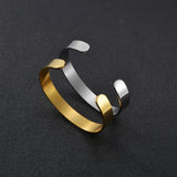 Stainless Steel Medical Logo Cuff Bangle Bracelet 10mm