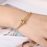 Stainless Steel Cable Wire Bracelet Silver Plated Famous Jewelry Cuff Bangle