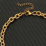 Stainless Steel Padlock Charms Anklet Sandals Foot Jewelry