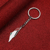 Palestinian Flag Stainless Steel Keychain Necklace