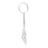 Palestinian Flag Stainless Steel Keychain Necklace