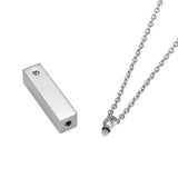 Stainless Steel Pendant Necklace 3 Colors Silver Ashes Keepsake Memorial Urn