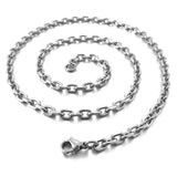 Stainless Steel Pendant Necklace CZ Red Dragon Claws Bead Gothic Men