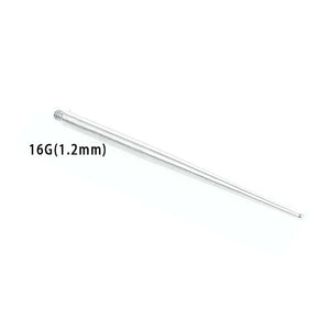 Stainless Steel Perforation Auxiliary Guide Rod Tattoo Piercing Belly Button Nai