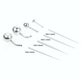 Stainless Steel Perforation Auxiliary Guide Rod Tattoo Piercing Belly Button Nai