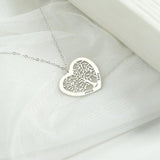Personalised Heart-shaped Pendant Necklaces - Couple Jewelry Gift