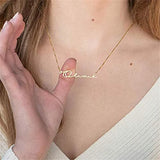 Custom Stainless Steel Necklace for Women Nameplate Chain Gift