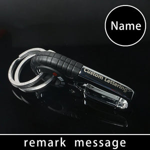 Personalized Stainless Steel Keychain for Men