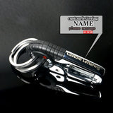 Personalized Stainless Steel Keychain for Men