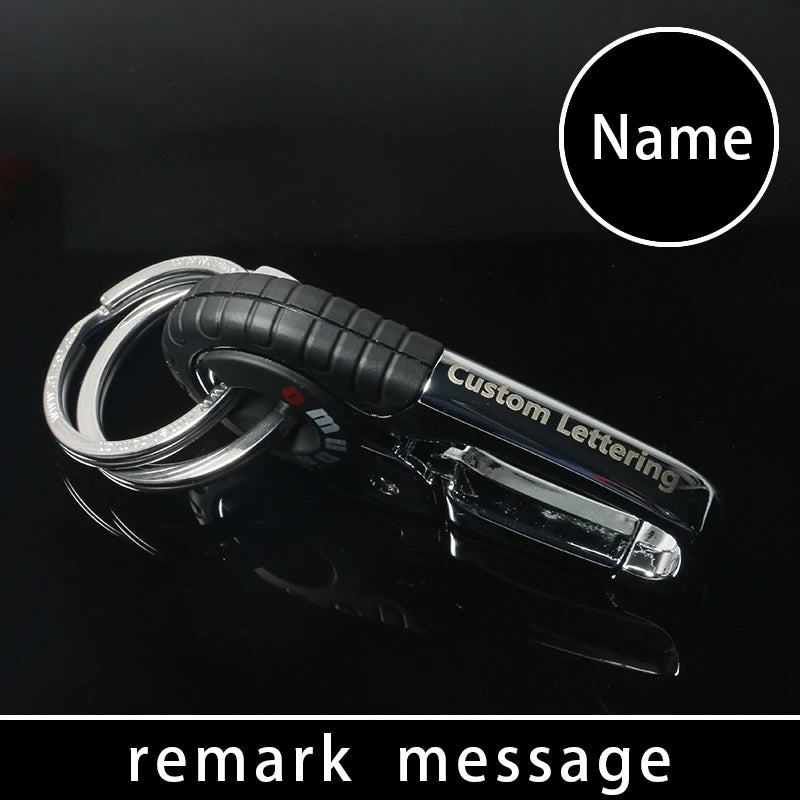 Personalized Stainless Steel Keychain for Men