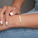 Personalized Steel Nameplate Bracelet