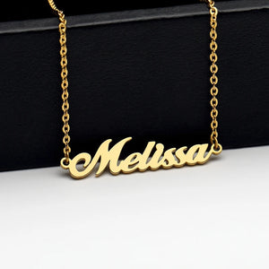 Custom Stainless Steel Name Necklace - Bridesmaid Gift