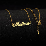 Custom Stainless Steel Name Necklace - Bridesmaid Gift