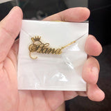 Custom Nameplate Crown Anklet Foot Jewelry Name Bracelet 13+10CM